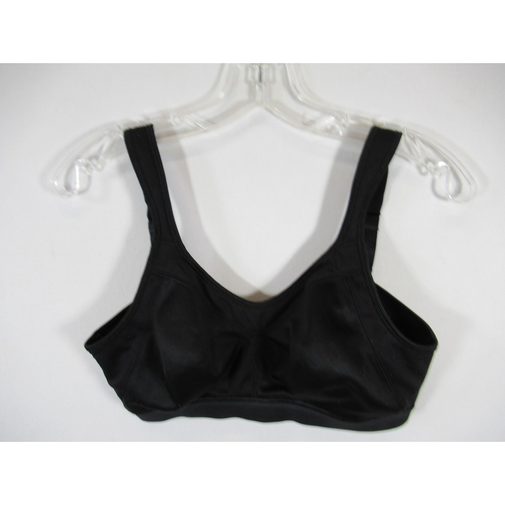 Playtex 18-hour Active Bra 36D Wireless Black 4159